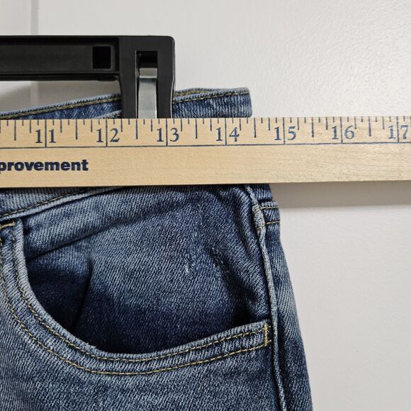 Altar'd State Skinny Jeans Women's 26 (29x27) Blue Mid-Rise Distressed Stretch - Picture 6 of 10